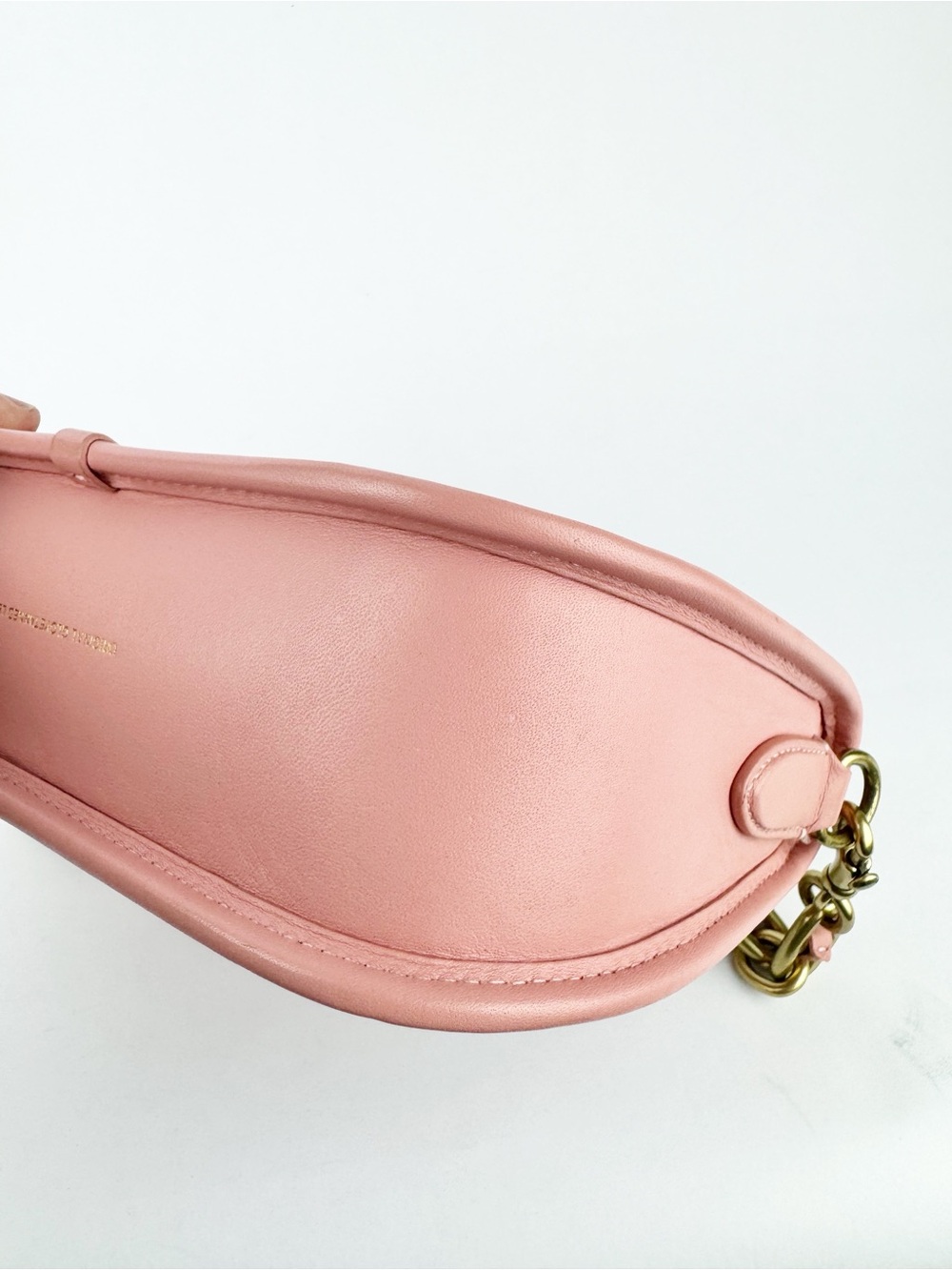 Coach Swinger 20 C5430 Glovetanned Pink Leather Chain Shoulder Crossbody Bag - Picture 4 of 9